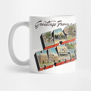 Greetings from East Hartford Connecticut Mug